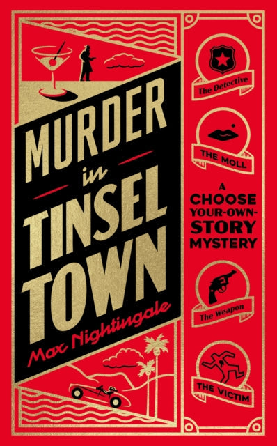 Murder in Tinseltown : A Choose-Your-Own-Story Mystery by Max Nightingale - Hardcover book
