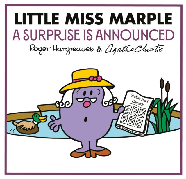 Book Cover of Little Miss Marple: A Surprise is Announced by Adam Hargreaves (Hardcover)