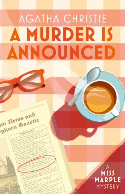 Book Cover of A Murder is Announced by Agatha Christie (Hardcover)
