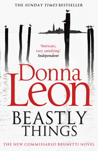 Beastly Things by Donna Leon - Paperback book