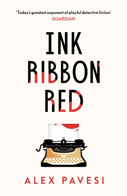 Ink Ribbon Red by Alex Pavesi - Hardcover book