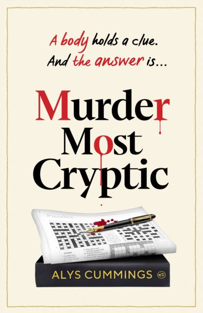 Book Cover of Murder Most Cryptic by Alys Cummings (Hardcover)