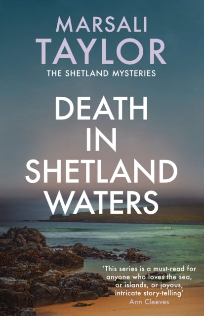 Death in Shetland Waters by Marsali Taylor - Paperback book