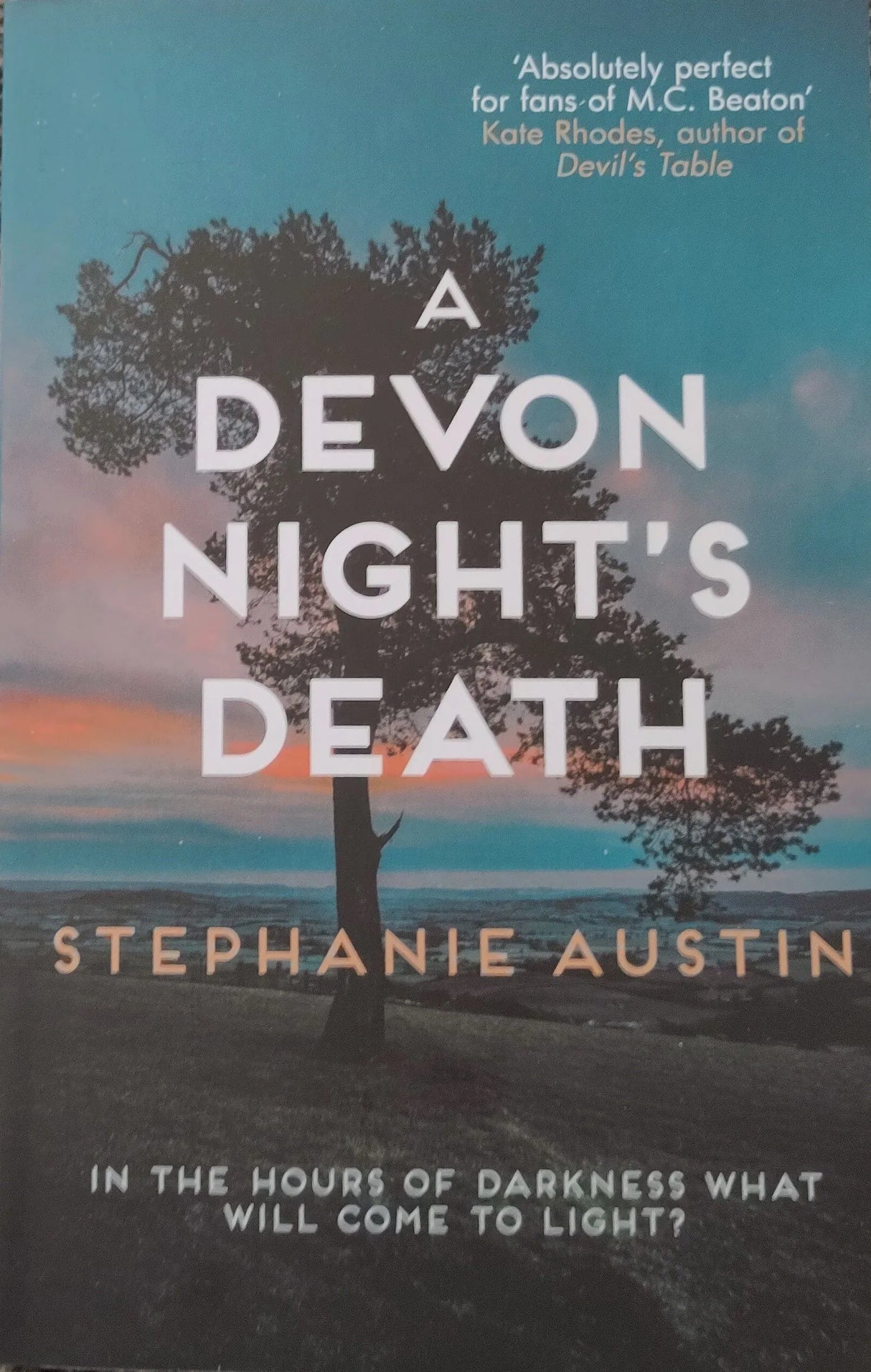 A Devon Night's Death by Stephanie Austin - Paperback book