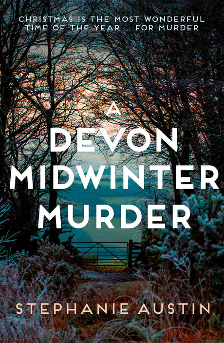 A Devon Midwinter Murder by Stephanie Austin - Paperback book