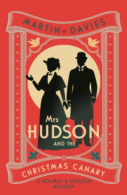 Book Cover of Mrs. Hudson and the Christmas Canary by Martin Davies (Paperback)