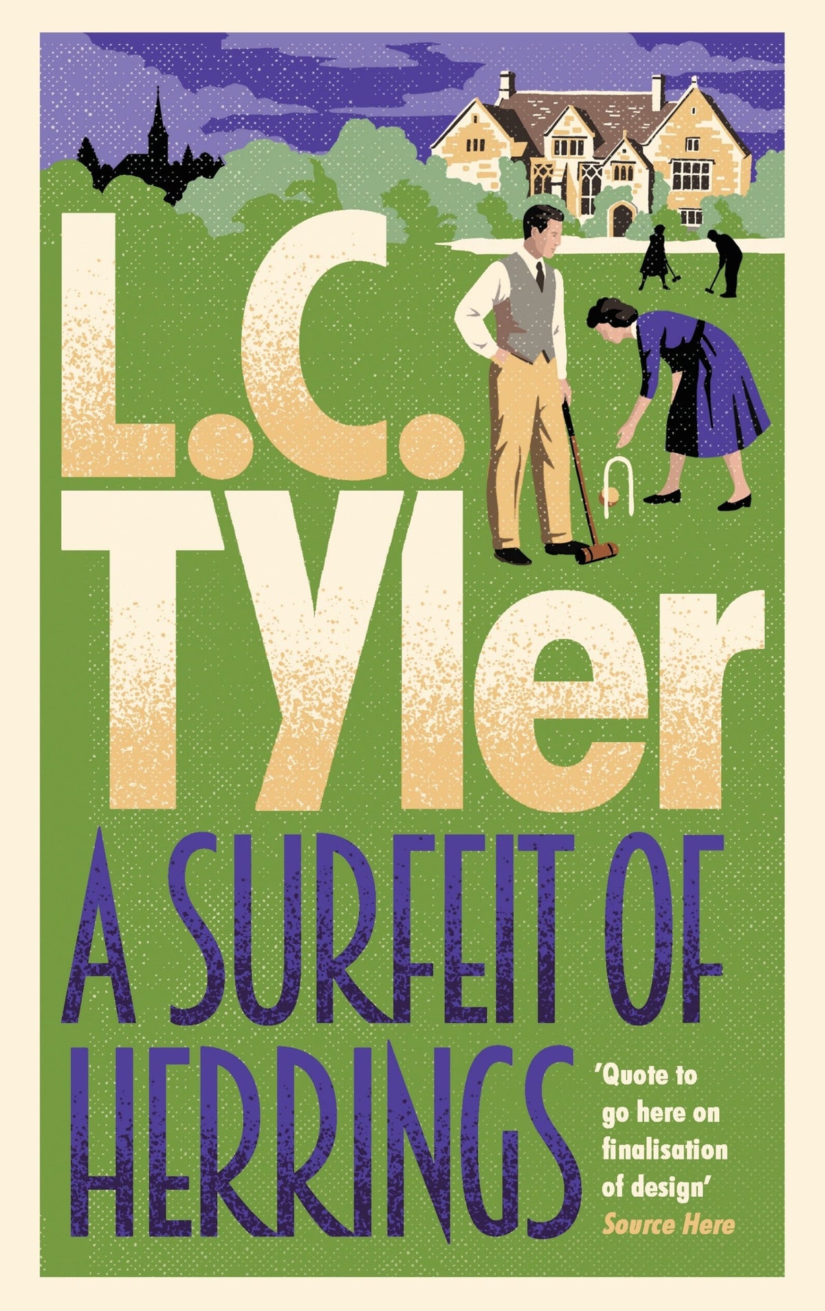 Book Cover of A Surfeit of Herrings by L. C. Tyler (Paperback)
