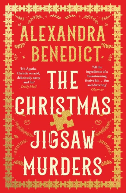 The Christmas Jigsaw Murders by Alexandra Benedict - Paperback book