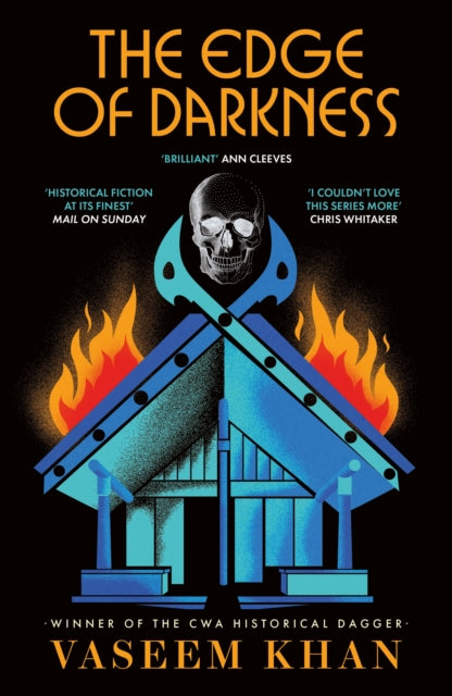 Book Cover of The Edge of Darkness by Vaseem Khan (Paperback)