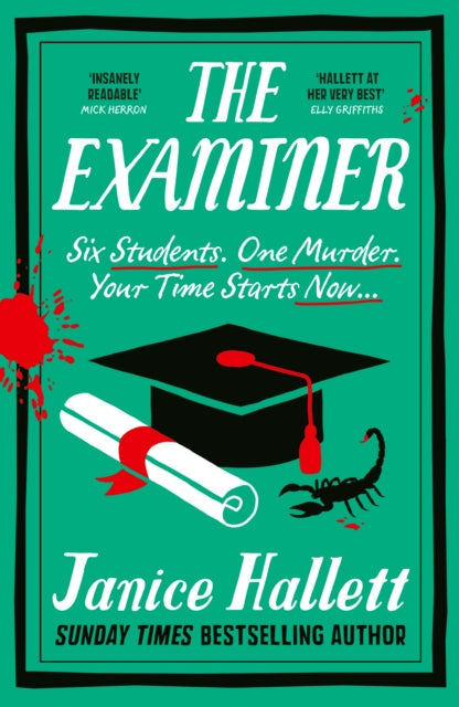 The Examiner by Janice Hallett - Hardcover book