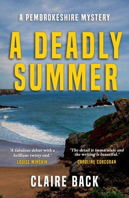 Book Cover of A Deadly Summer by Claire Back (Paperback)