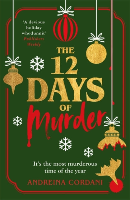 The Twelve Days of Murder by Andreina Cordani - Paperback