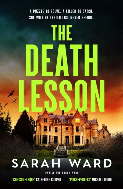 The Death Lesson by Sarah Ward - Paperback book