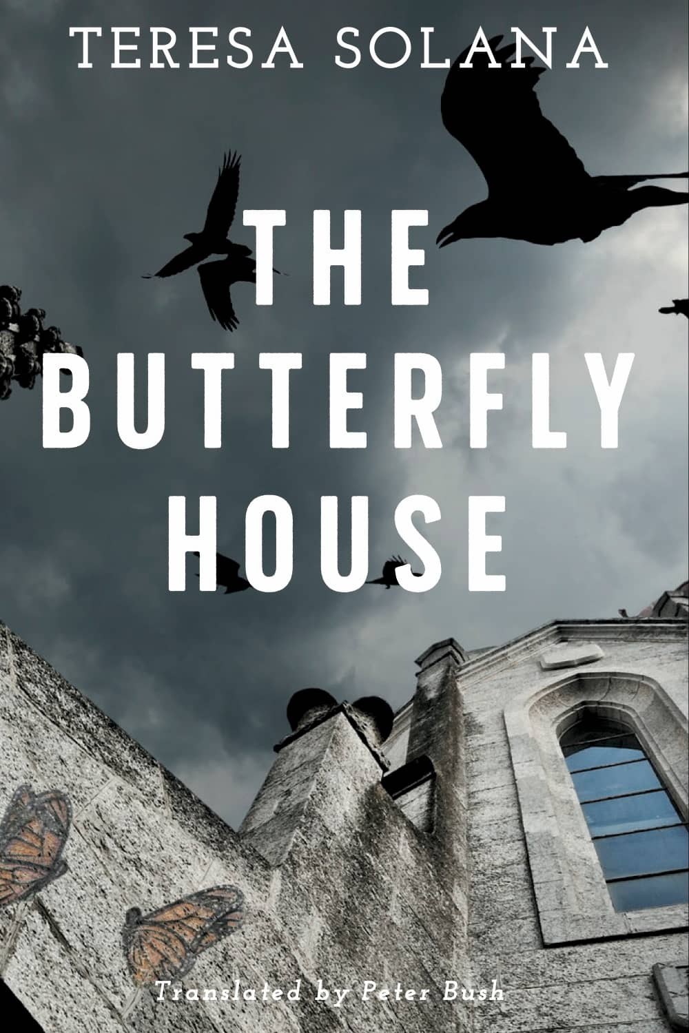 Book Cover of The Butterfly House by Teresa Solana (Paperback)