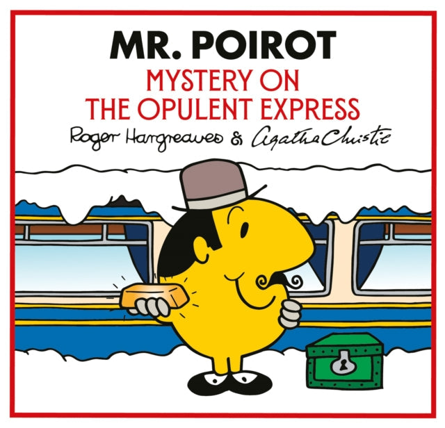 Book Cover of Mr. Poirot: Mystery on the Opulent Express by Adam Hargreaves (Hardcover)