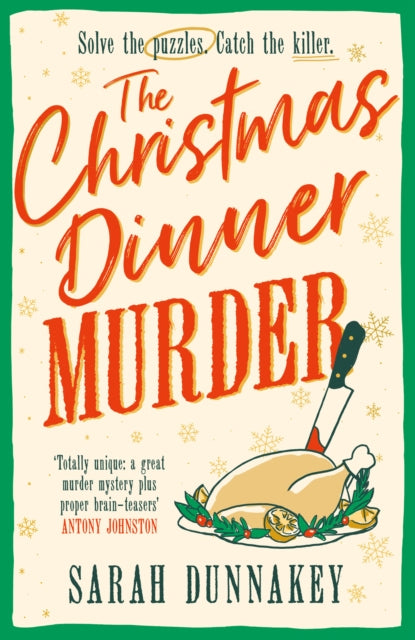 Book Cover of The Christmas Dinner Murder by Sarah Dunnakey (Hardcover)