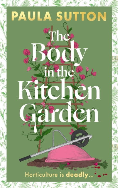 book cover of The Body in the Kitchen Garden by Paula Sutton (Paperback)