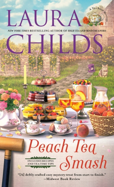 Peach Tea Smash by Laura Childs - Paperback book