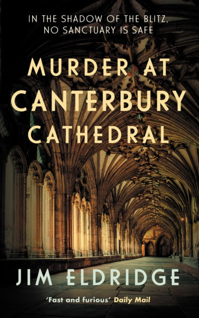 Book Cover of Murder at Canterbury Cathedral by Jim Eldridge (Paperback)