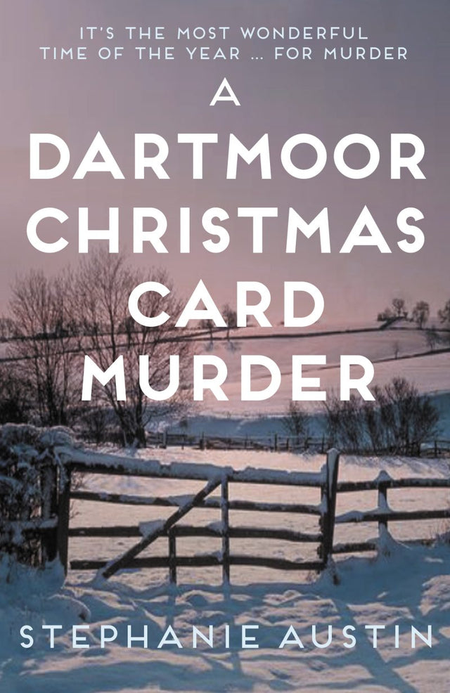 Book Cover of A Dartmoor Christmas Card Murder by Stephanie Austin (Hardcover)