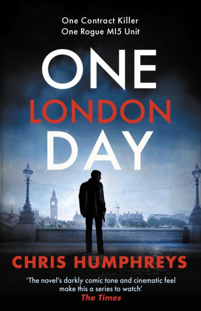 Book cover of 'One London Day' by Chris Humphreys with a silhouette of a man and the London skyline.