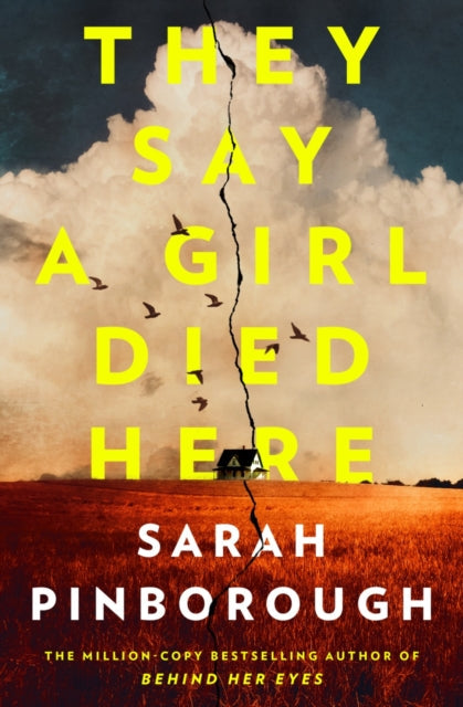 Book Cover of They Say a Girl Died Here by Sarah Pinborough (Hardcover)