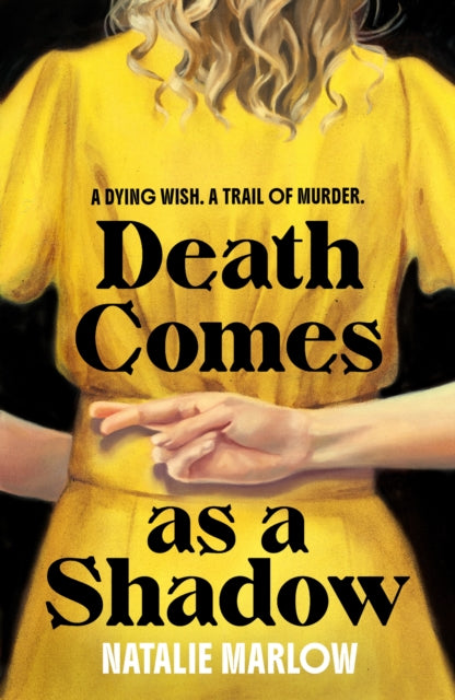 Book Cover of Death Comes as a Shadow by Natalie Marlow (Hardcover)