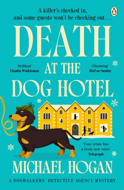 Book Cover of Death at the Dog Hotel by Michael Hogan (Paperback)