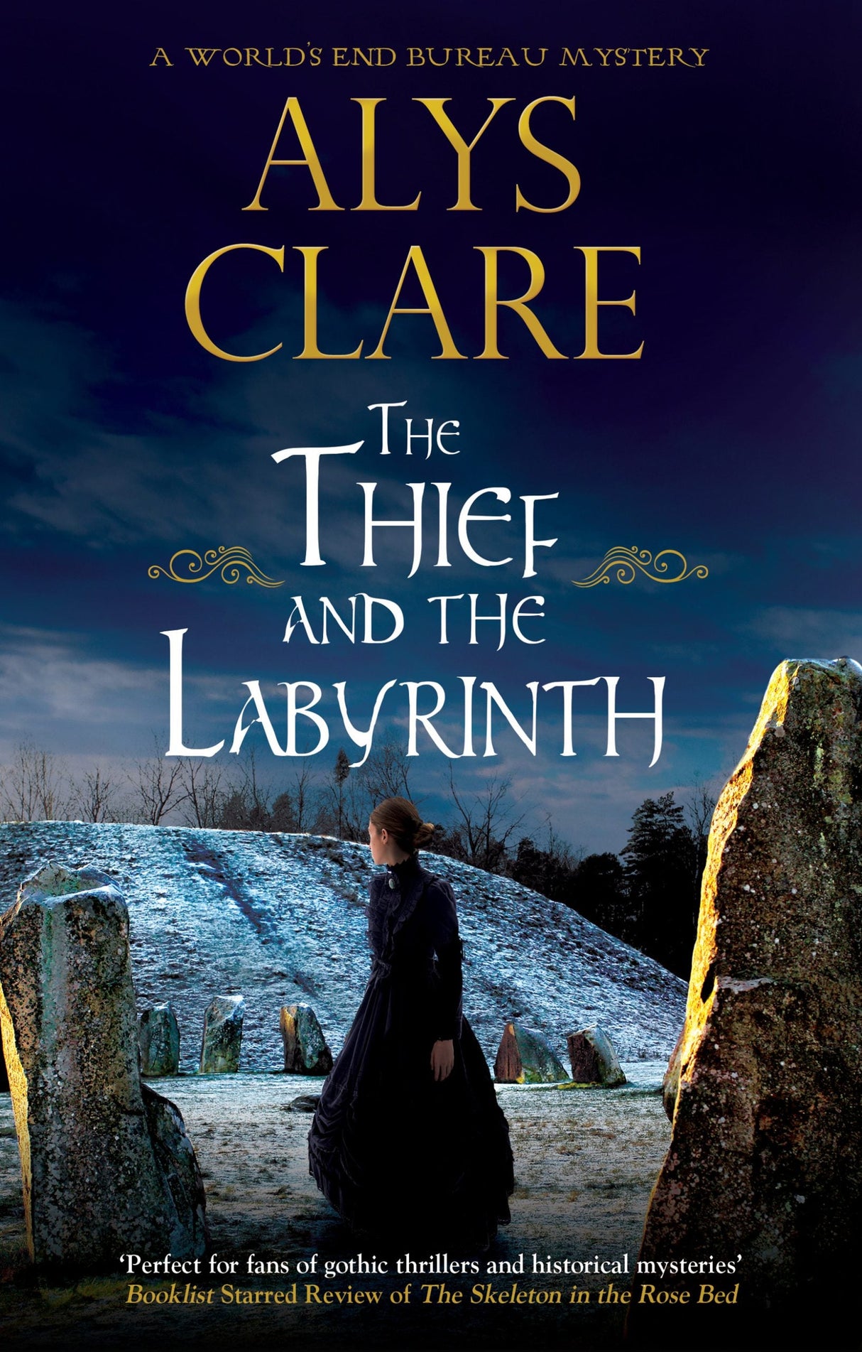 Book Cover of The Thief and the Labyrinth by Alys Clare (Hardcover)