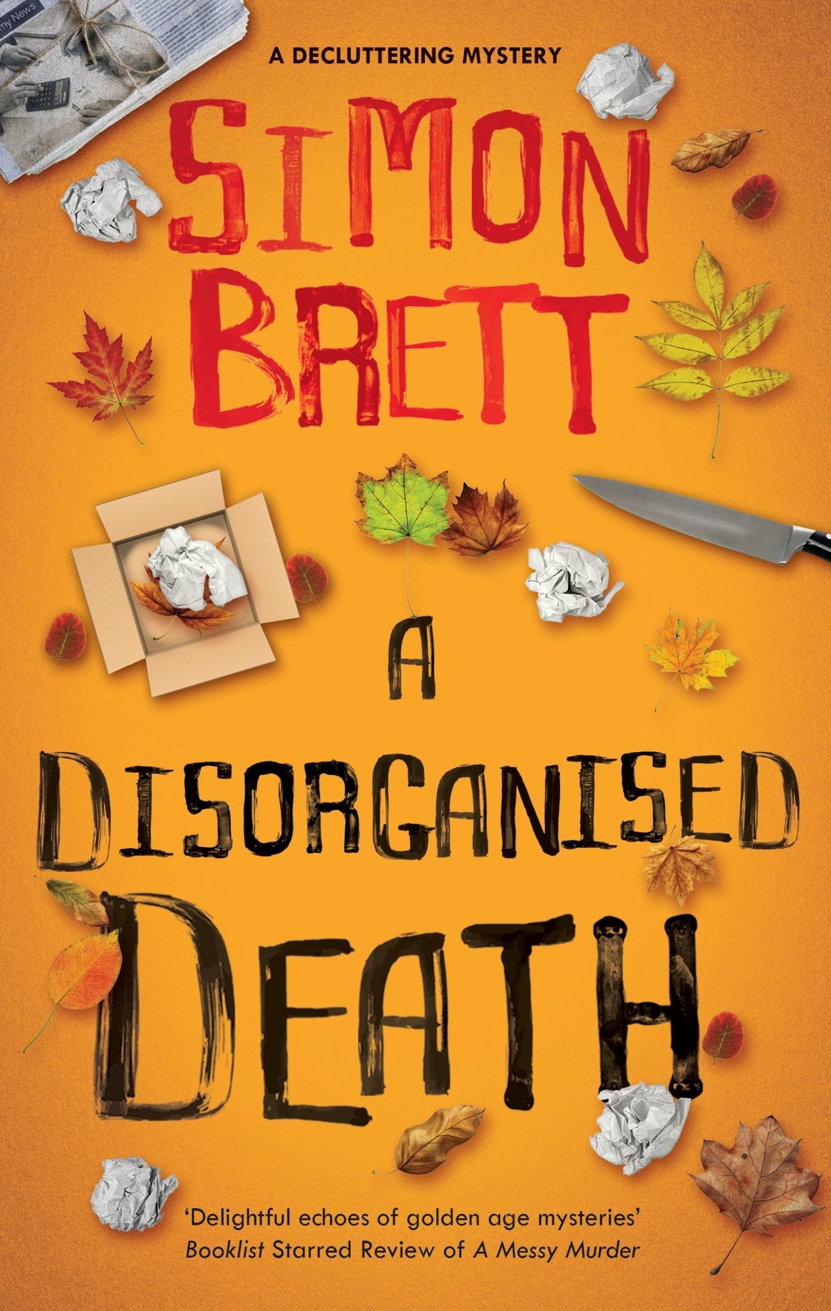 Book Cover of A Disorganised Death by Simon Brett (Paperback)