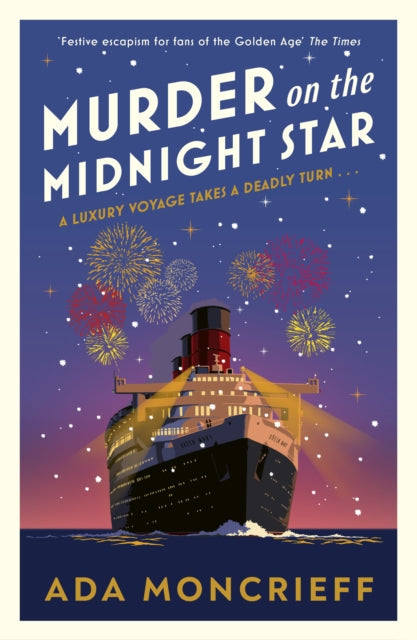 Book Cover of Murder on the Midnight Star by Ada Moncrieff (Paperback)