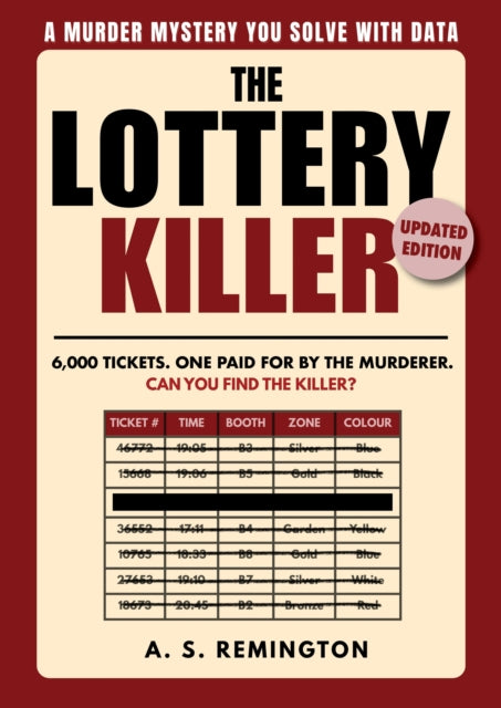 Book Cover of The Lottery Killer by A. S. Remington (Paperback)