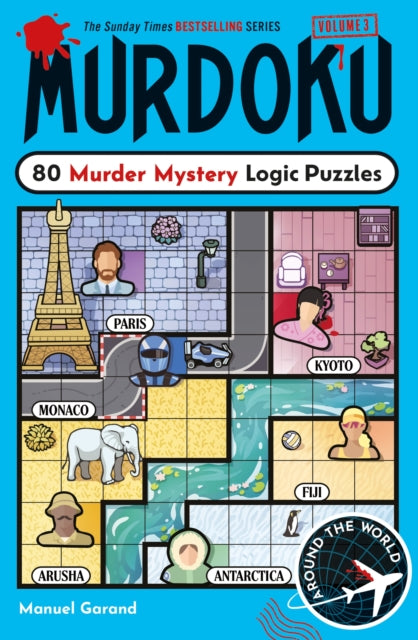 Book Cover of Murdoku: 80 Murder Mystery Logic Puzzles, Vol 3 by M. Garand (Paperback)