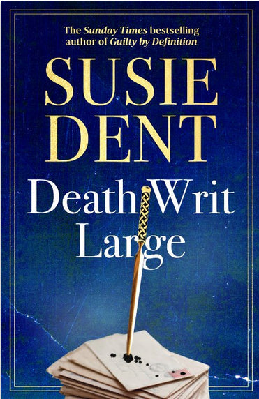 book cover of Death Writ Large by Susie Dent (Hardcover)