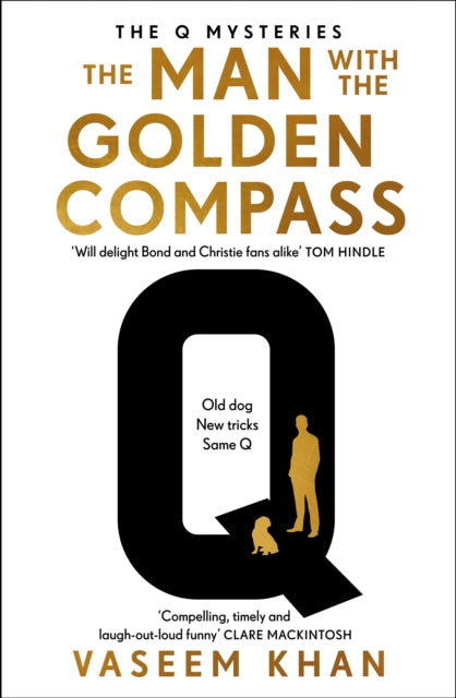 Book Cover of The Man With the Golden Compass by Vaseem Khan (Hardcover)