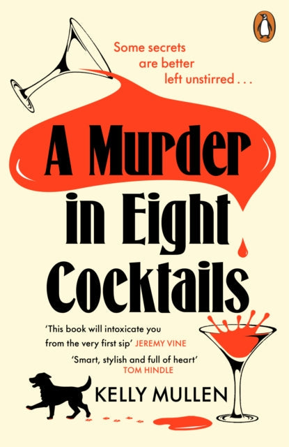 Book Cover of A Murder in Eight Cocktails by Kelly Mullen (Paperback)