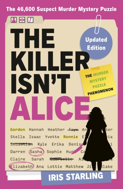 Book Cover of The Killer Isn't Alice by Iris Starling (Paperback)