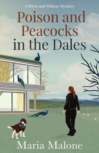 Book Cover of Poison and Peacocks in the Dales by Maria Malone (Paperback)