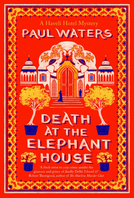 Book Cover of Death at the Elephant House by Paul Waters (Hardcover)