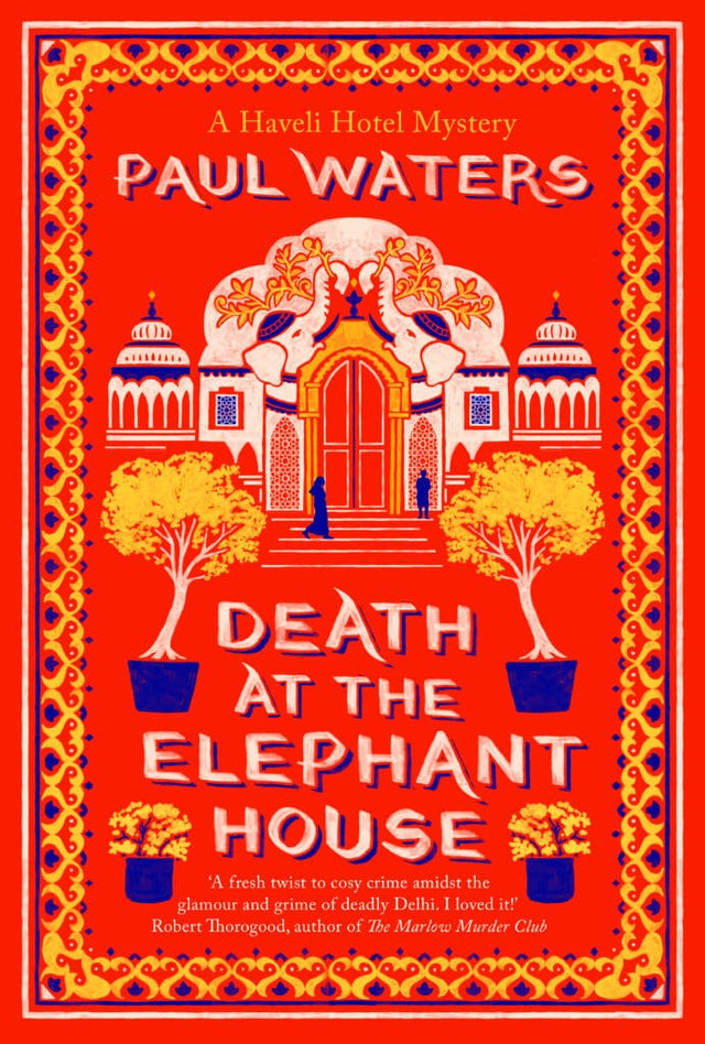 Book Cover of Death at the Elephant House by Paul Waters (Hardcover)