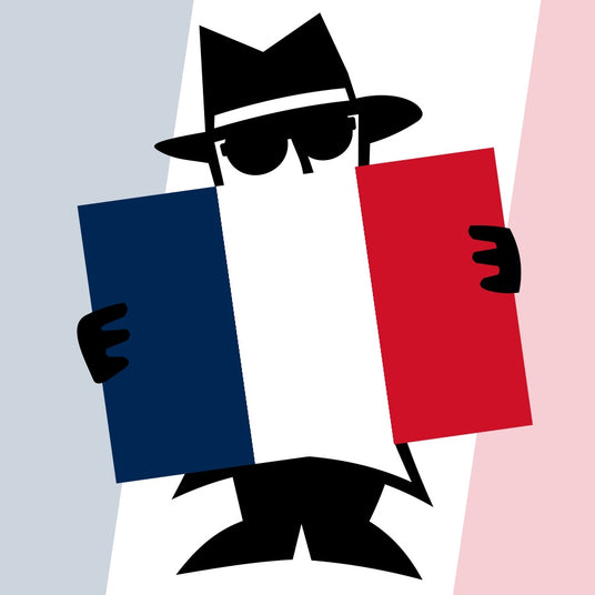 The Gumshoe Dude with a French flag