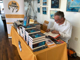 William Shaw signing The Burning Tide in Teignmouth for Gumshoe Books